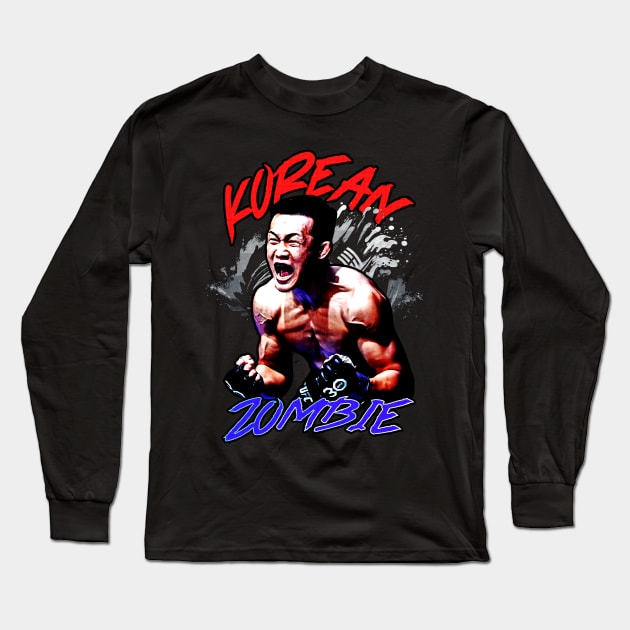 Korean Zombie Chang Sung Jung Long Sleeve T-Shirt by Dewo Sadewo